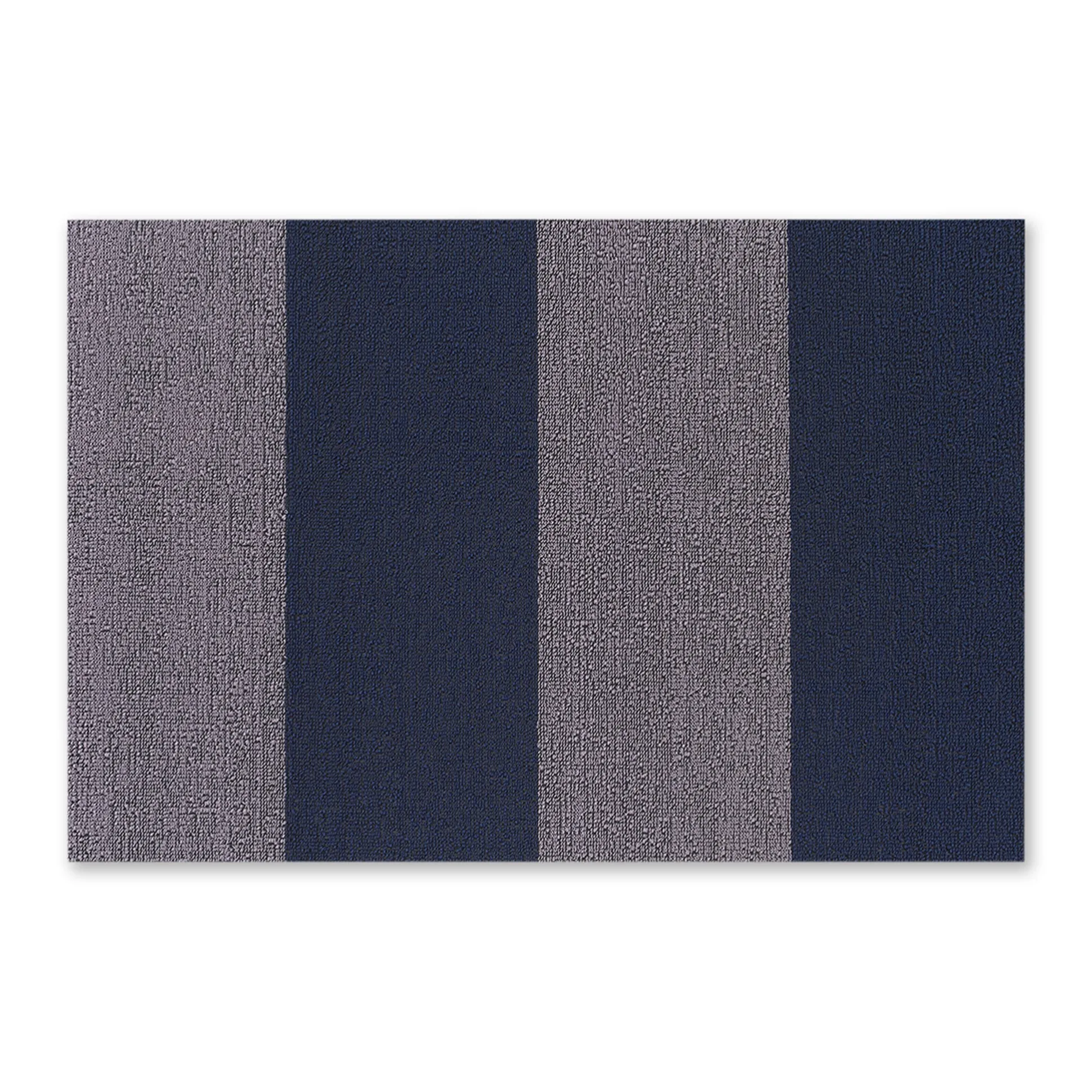 Chilewich Duo Stripe Shag Mat