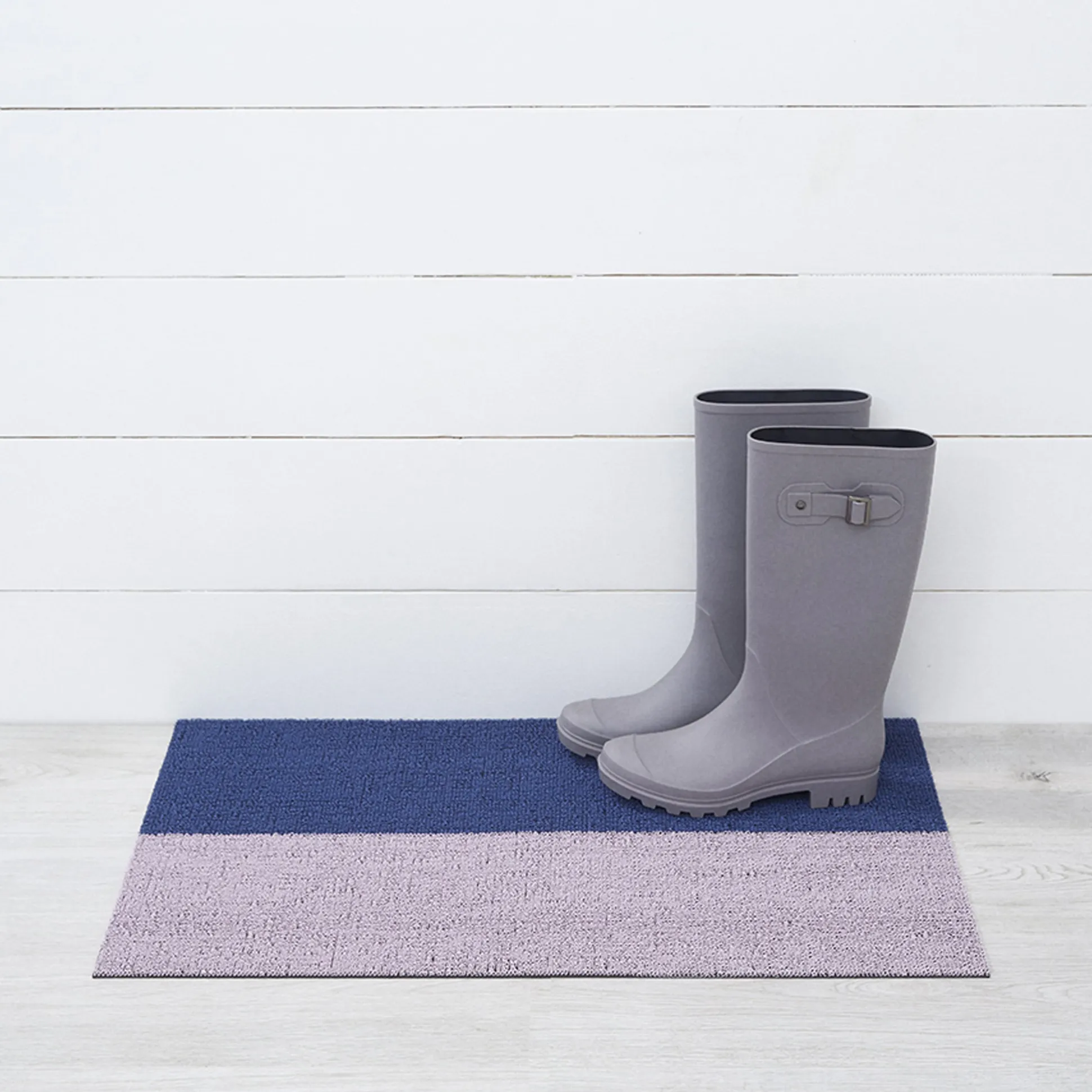 Chilewich Duo Stripe Shag Mat