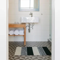 Chilewich Marbled Stripe Shag Floormat