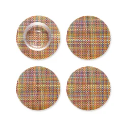Chilewich Mini Basketweave Coasters - Set of 4
