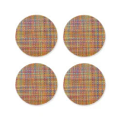 Chilewich Mini Basketweave Coasters - Set of 4