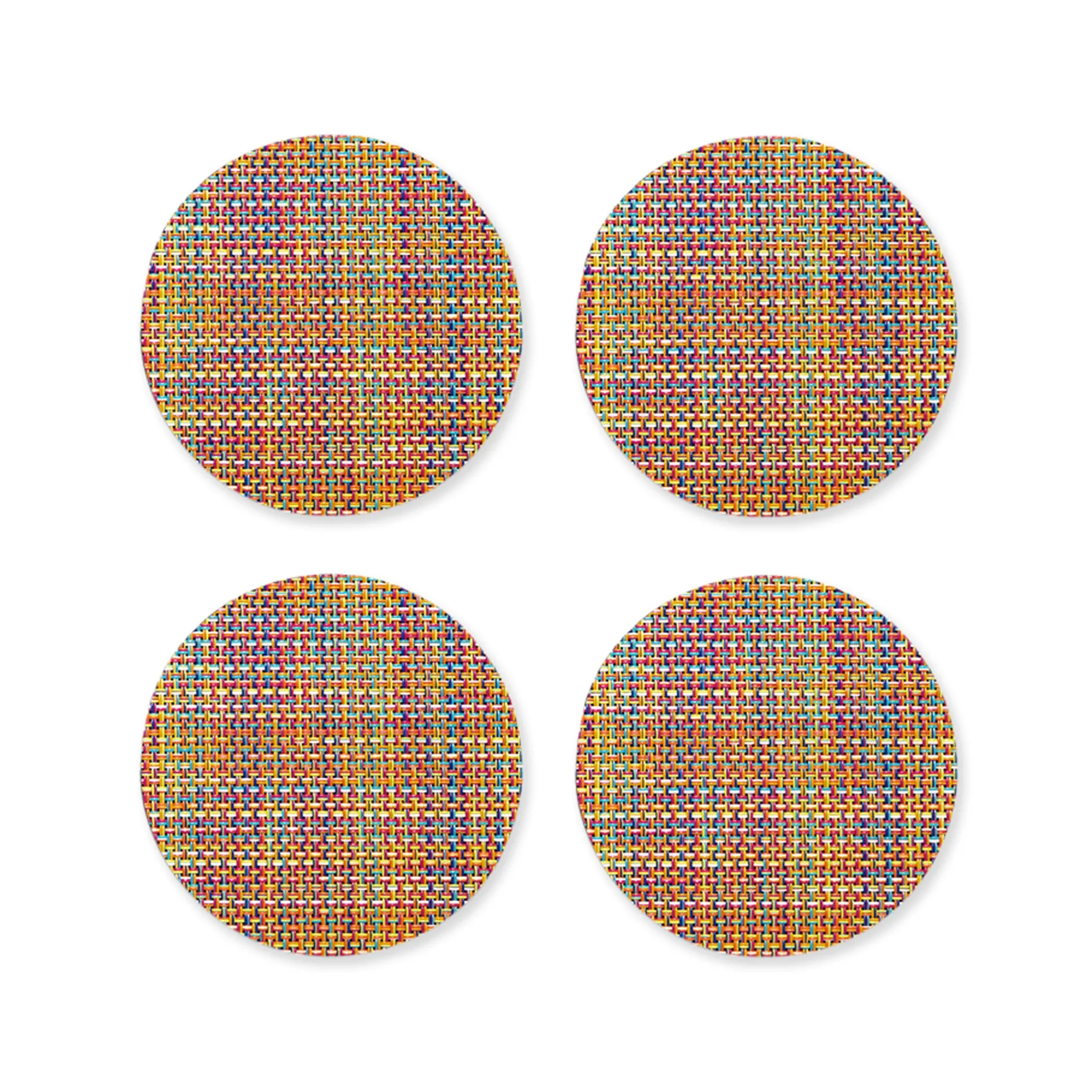 Chilewich Mini Basketweave Coasters - Set of 4