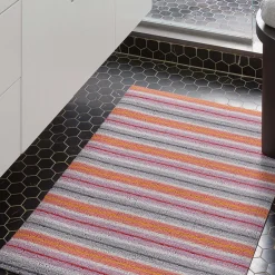 Chilewich Ribbon Stripe Shag Floor Mat