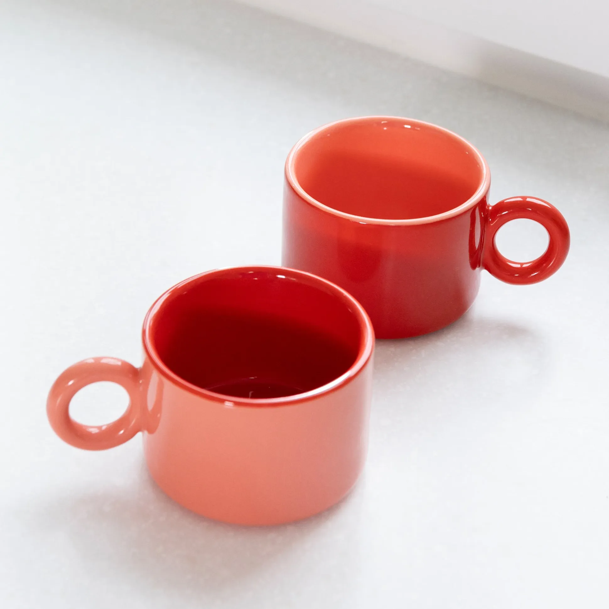 Chiquito Stoneware Coffee Designs - Mug S/2