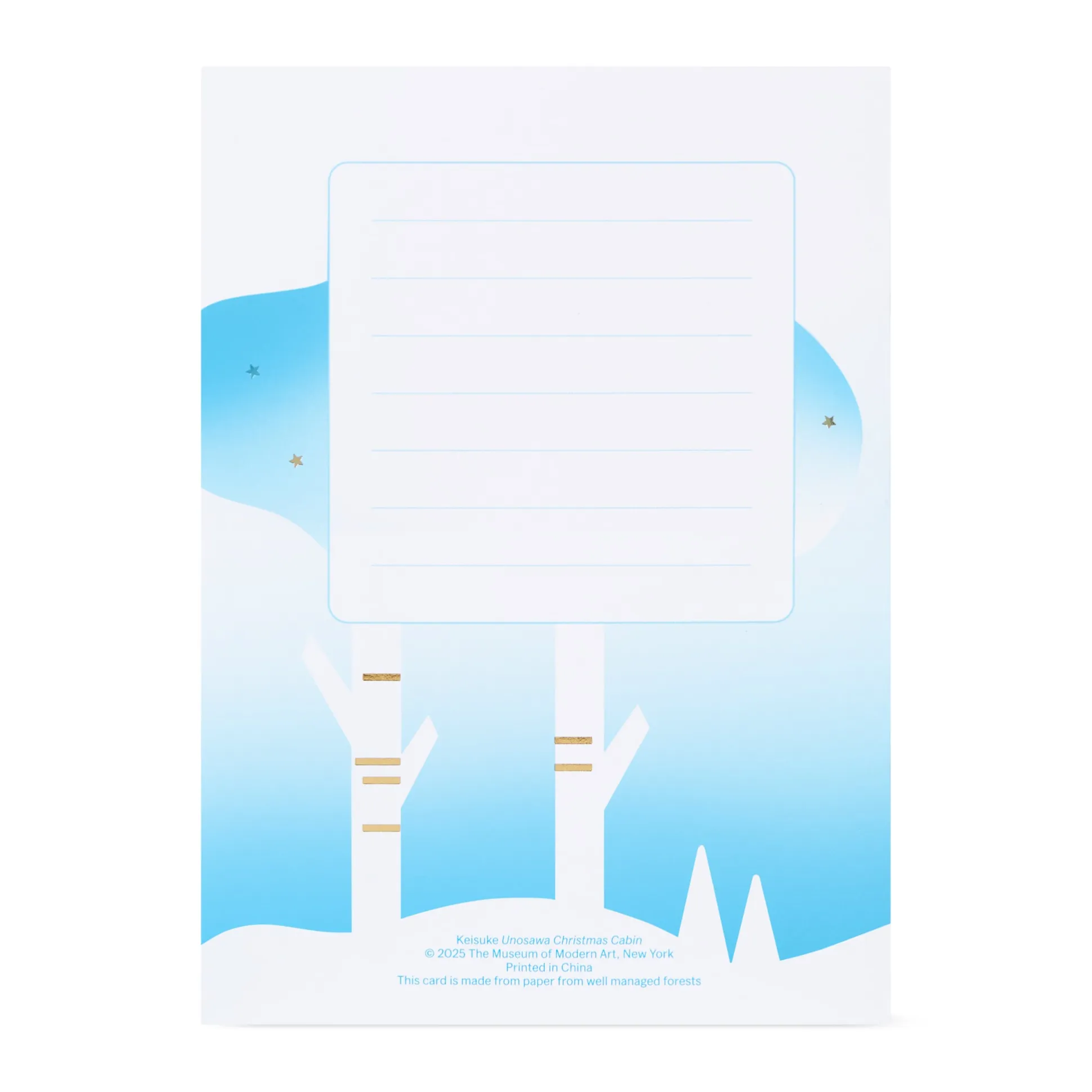 Christmas Cabin Holiday Pop-Up Cards - Set of 8