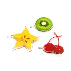 Chunks Fruit Salad Hair Clips - Set of 3