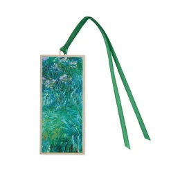 Claude Monet Agapanthus Metal Bookmark