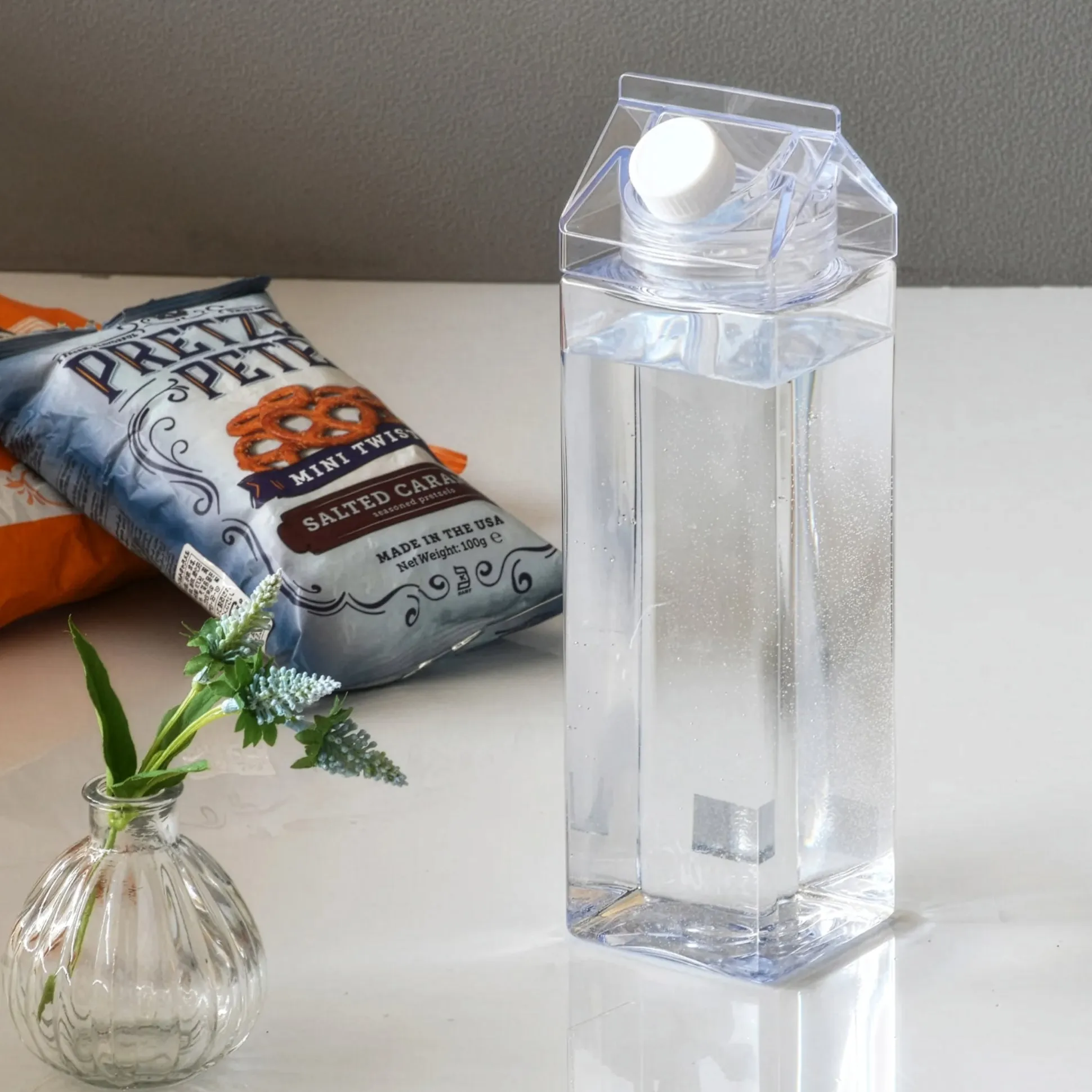 Clear Milk Jug Pitcher