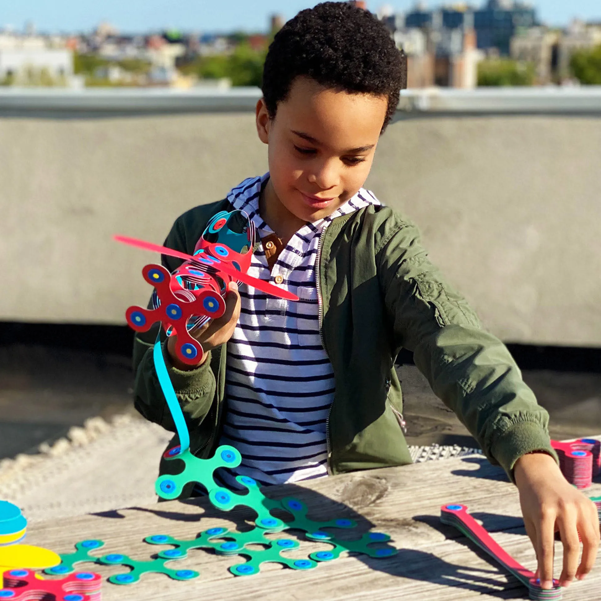 Clixo Rainbow Magnetic Construction Set
