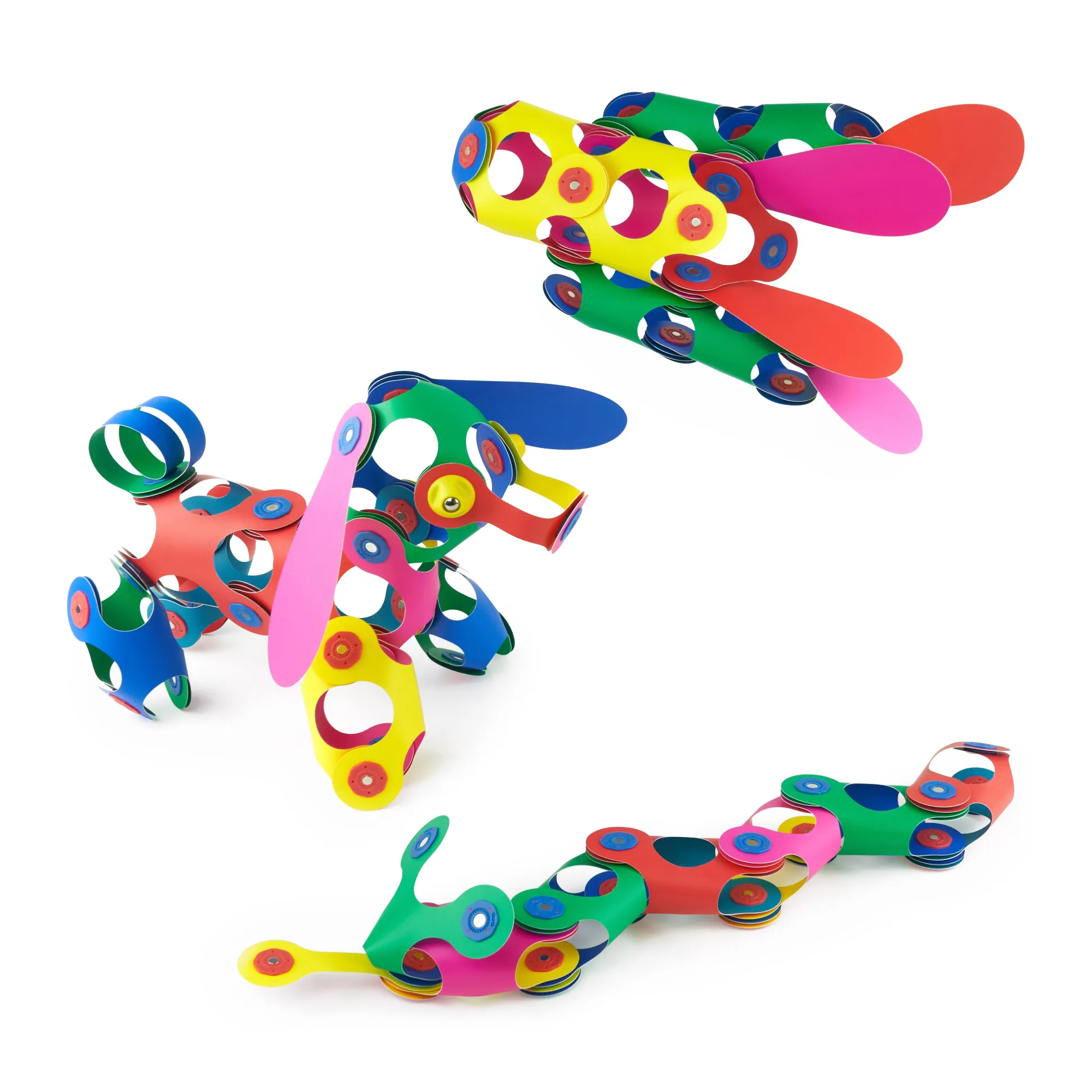 Clixo Rainbow Magnetic Construction Set