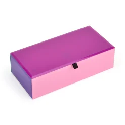 Colorblock Glass Jewelry Box