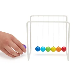 Colorful Newton’s Cradle Desktop Toy