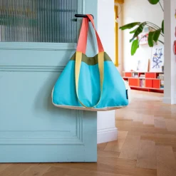 Colorful Oversized Cotton Canvas Tote Bag