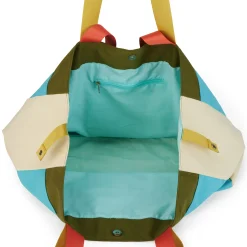 Colorful Oversized Cotton Canvas Tote Bag