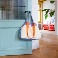 Colorful Oversized Cotton Canvas Tote Bag