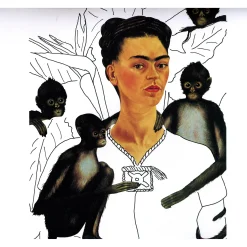 Coloring Book Frida Kahlo