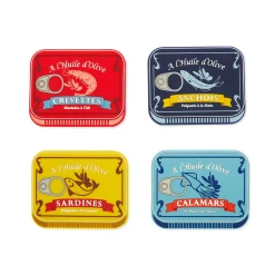Conserverie Coasters - Set of 4
