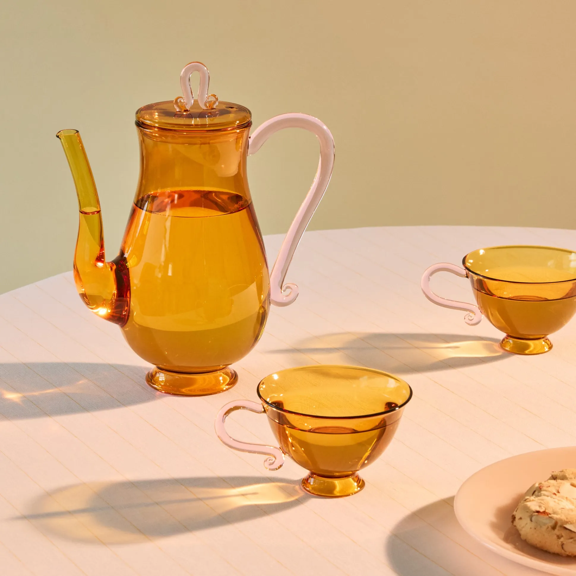 Continental Glass Tea Designs - Teacup S/2