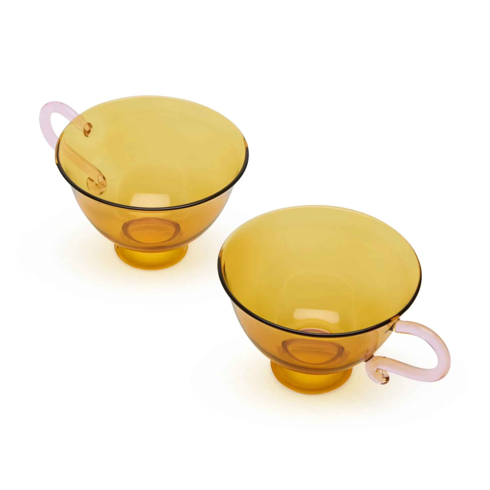 Continental Glass Tea Designs - Teacup S/2