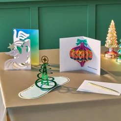 Cosmic Tree Holiday Pop-Up Cards - Set of 8