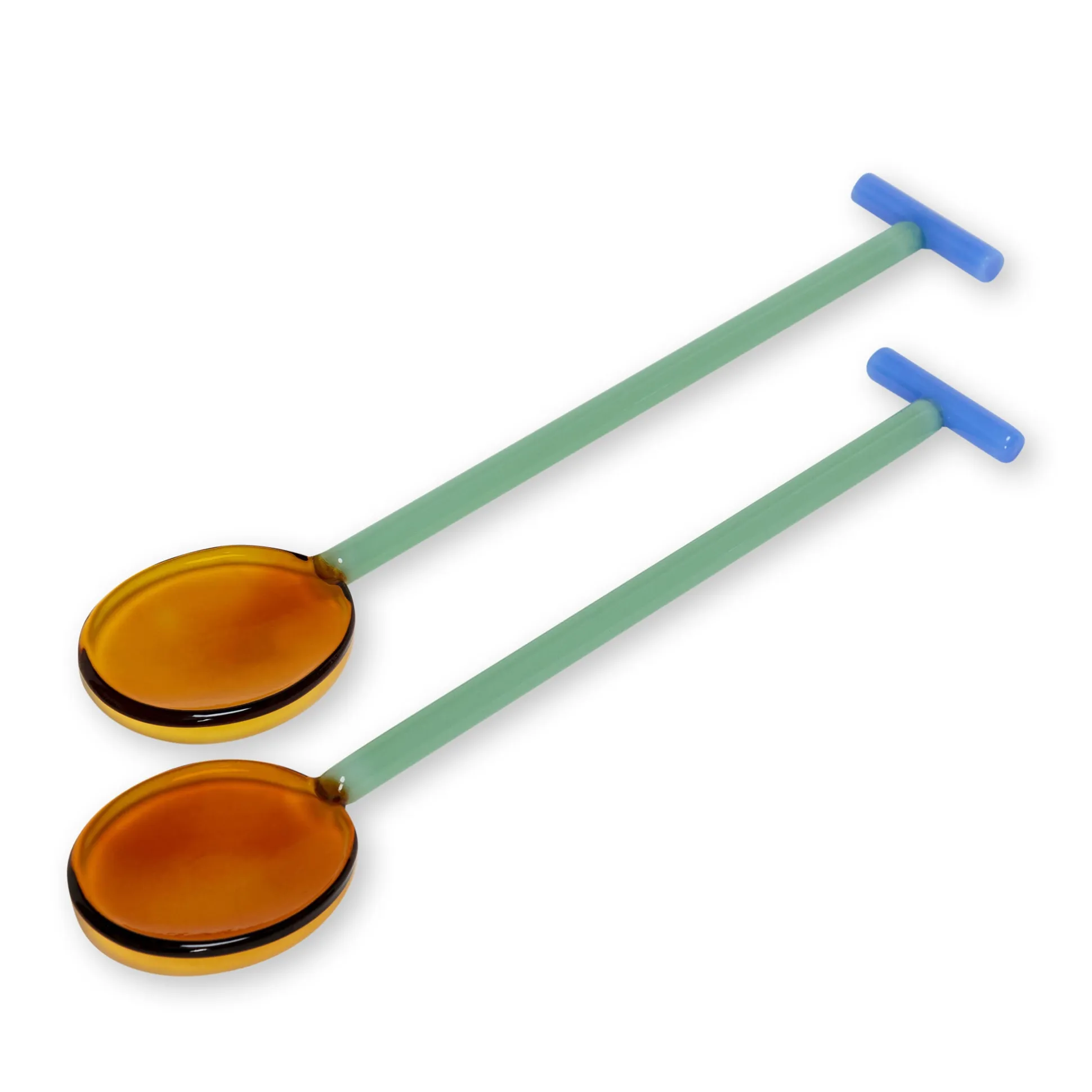 Crave Glass Salad Servers - Set of 2