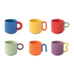 Creative Porcelain Mugs & Espresso Cups - Espresso Cup Set of 6