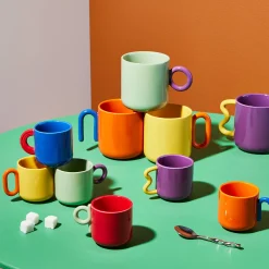 Creative Porcelain Mugs & Espresso Cups - Espresso Cup Set of 6