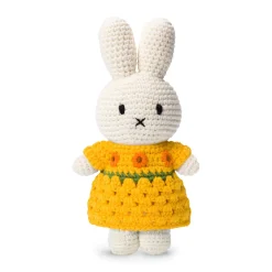 Crocheted Miffy Sunflower Plush Toy