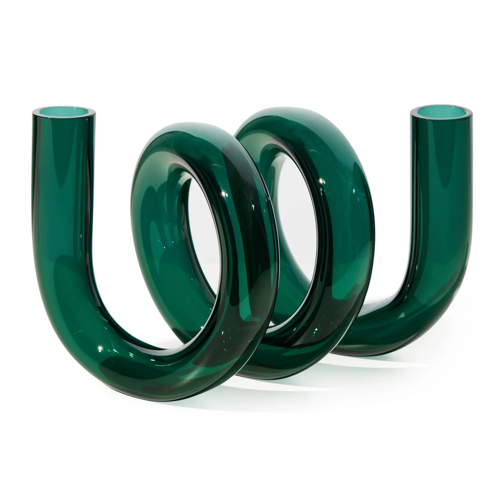 Curly Glass Vase