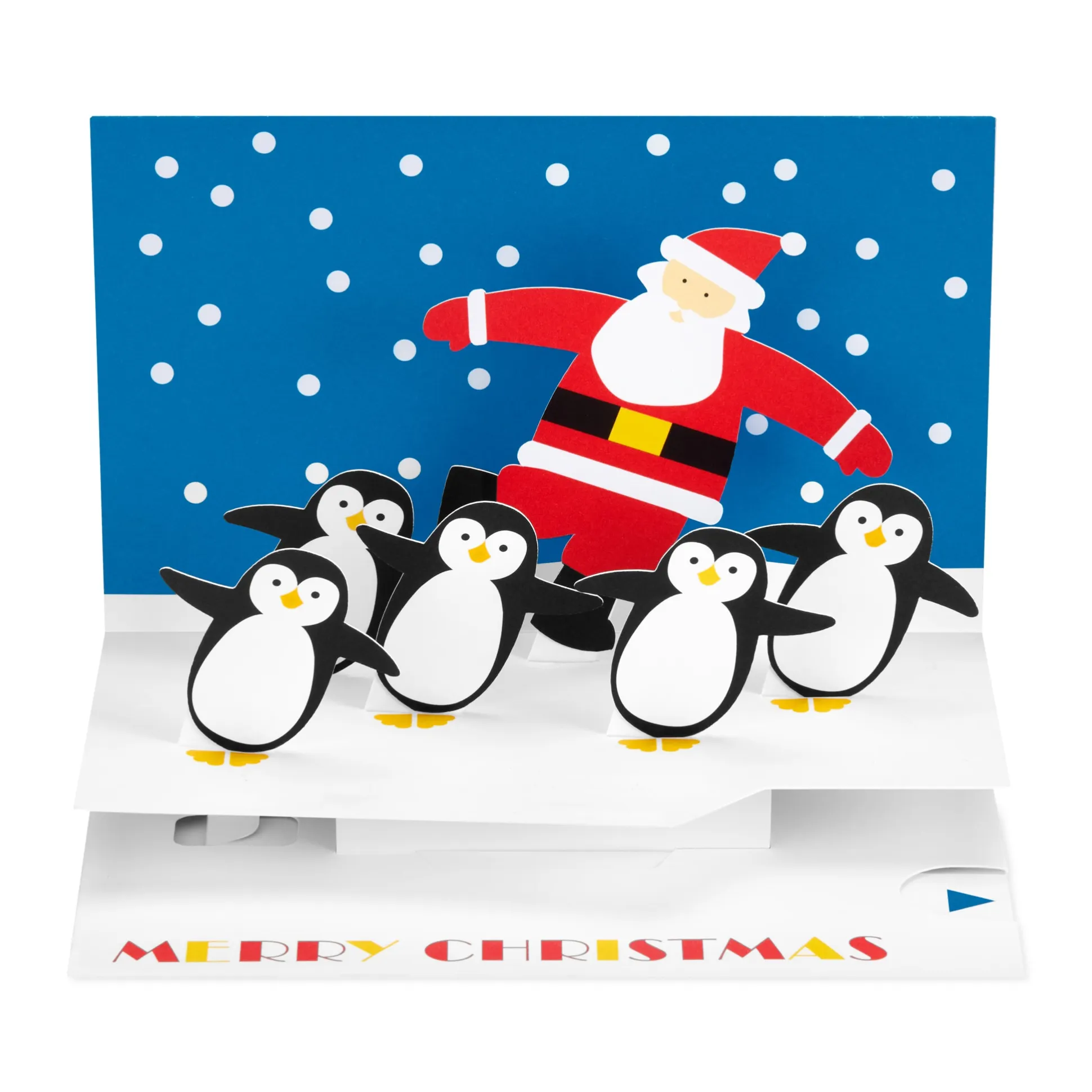 Dancing Penguins Holiday Pop-Up Cards - Set of 8