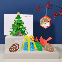 Deck the Halls! Holiday Pop-Up Cards - Set of 8