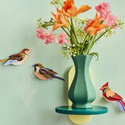 DIY Garden Bird Wall Art Kits - Cardinals