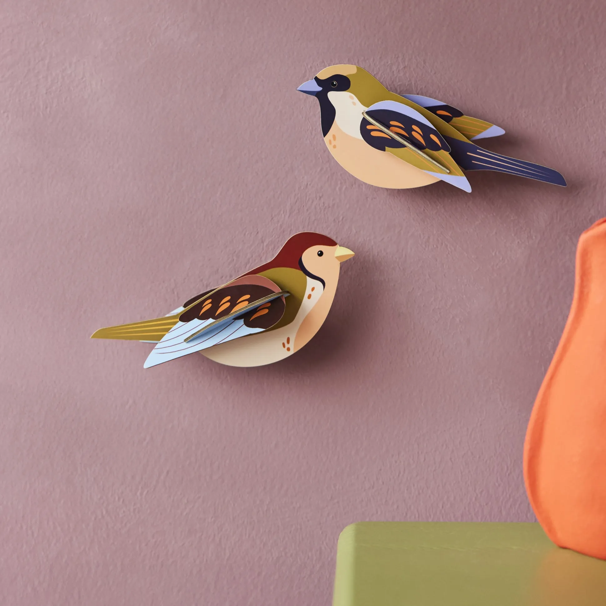 DIY Garden Bird Wall Art Kits - Sparrows