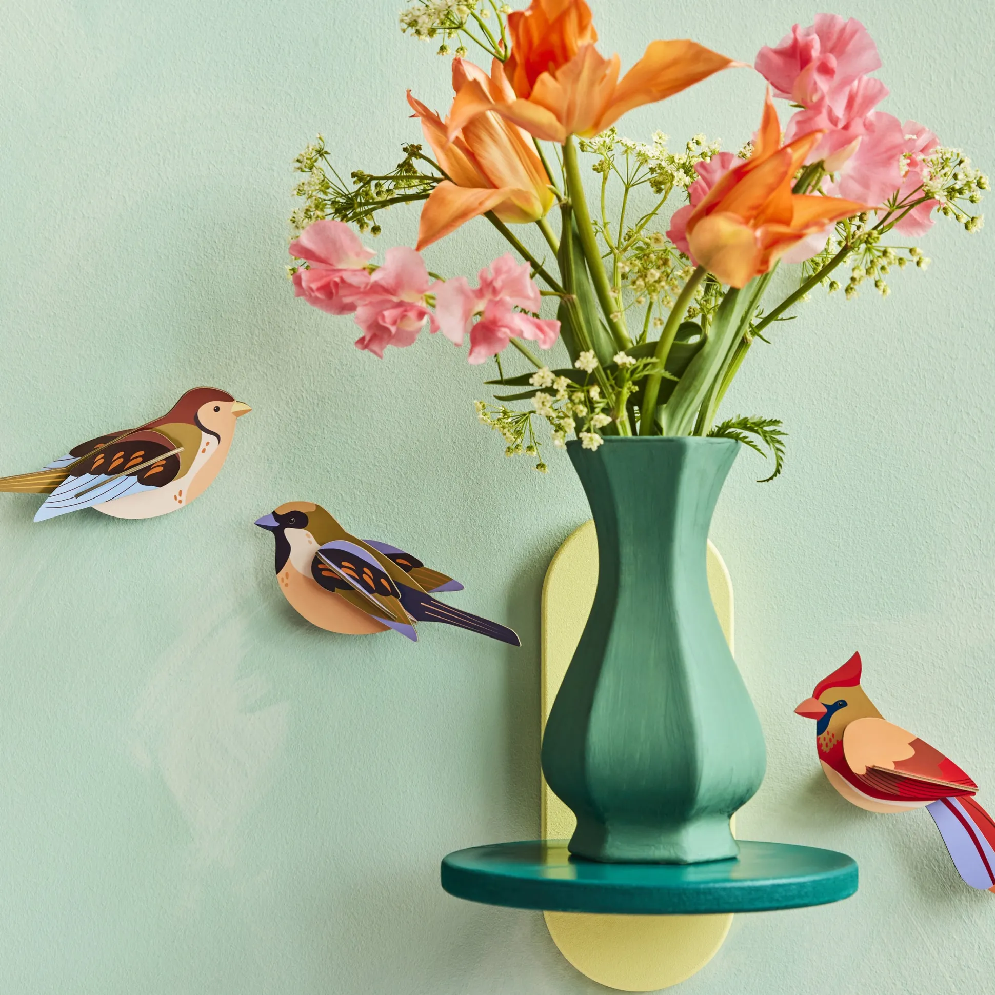 DIY Garden Bird Wall Art Kits - Sparrows