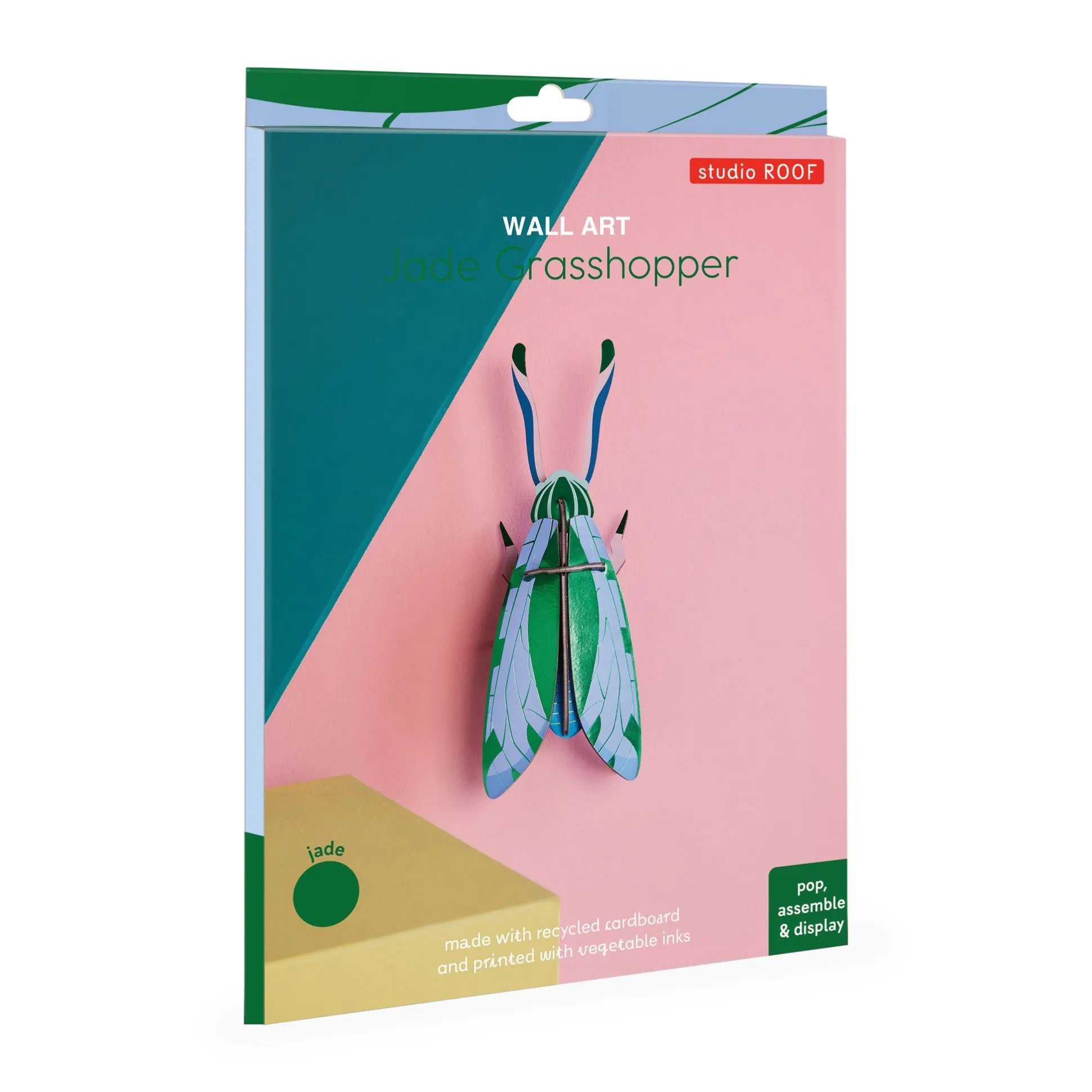DIY Giant Beetle Kit - Jade Grasshopper