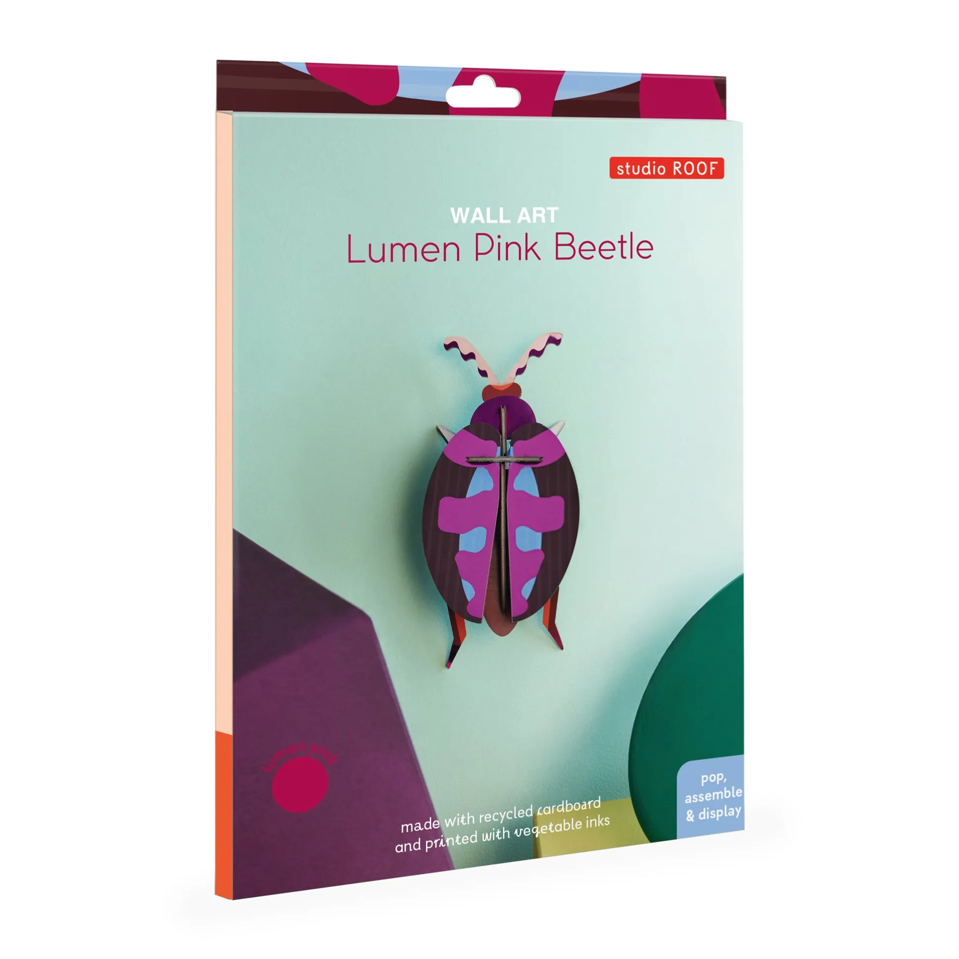 DIY Giant Beetle Kit - Lumen Pink Beetle