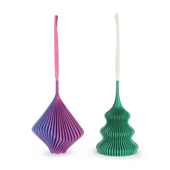 3D-Printed Holiday Ornaments - Set of 2
