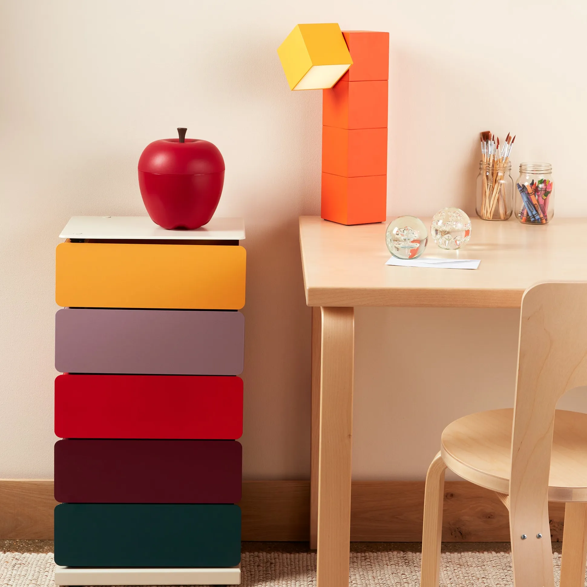 5-Drawer Pivot Cabinet