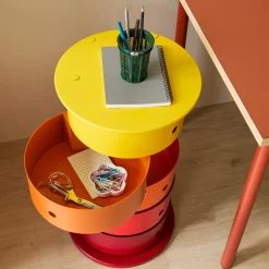 5-Drawer Round Pivot Cabinet