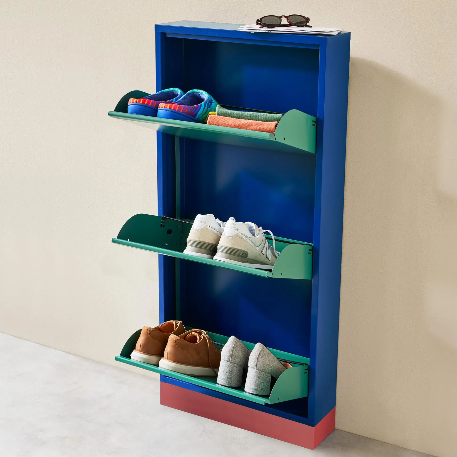 3-Drawer Shoe Rack & Storage Cabinet