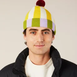 Dusen Dusen Cotton Striped Beanie