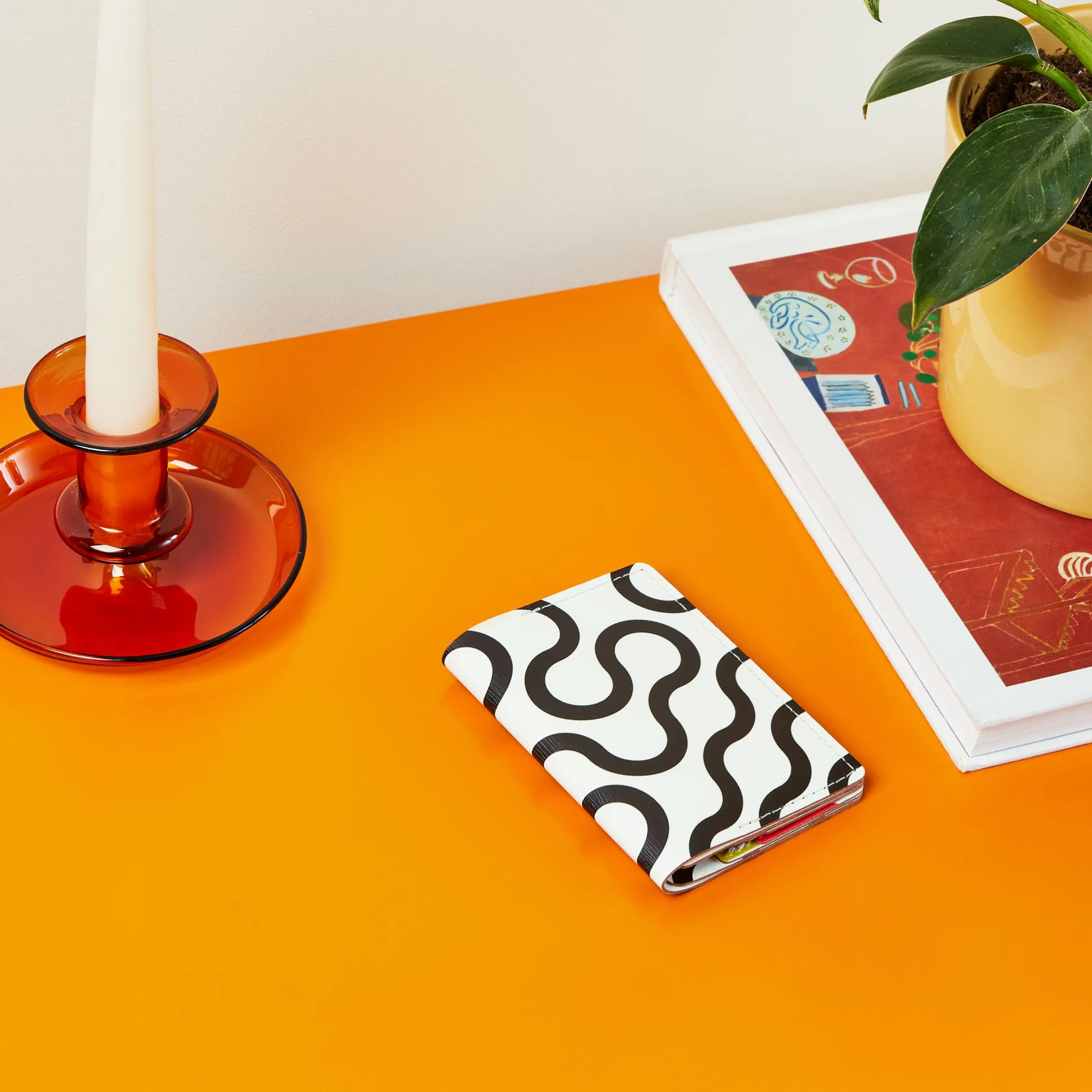 Dusen Dusen Recycled Leather Double Card Holder