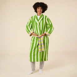 Dusen Dusen Striped Bathrobe