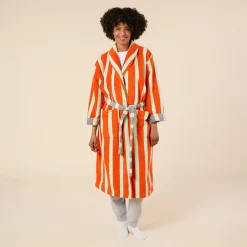Dusen Dusen Striped Bathrobe