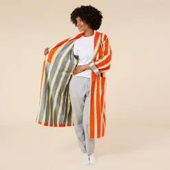 Dusen Dusen Striped Bathrobe