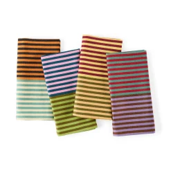 Dusen Dusen Striped Cotton Napkins - Set of 4