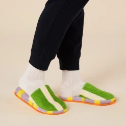Dusen Dusen Striped Terry Slippers