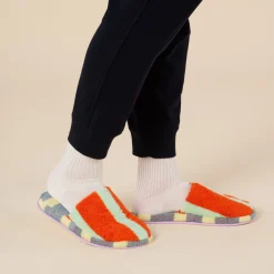 Dusen Dusen Striped Terry Slippers