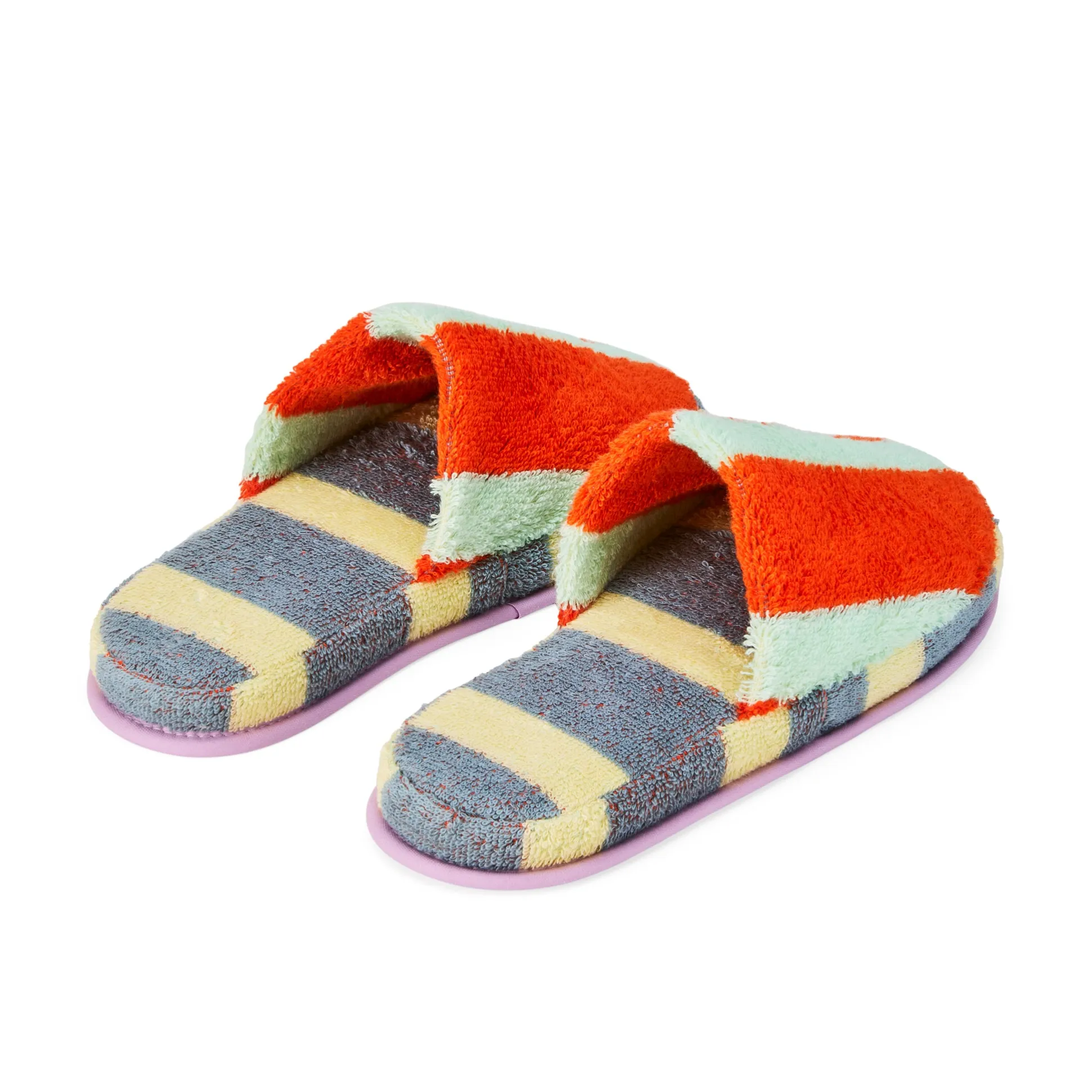 Dusen Dusen Striped Terry Slippers