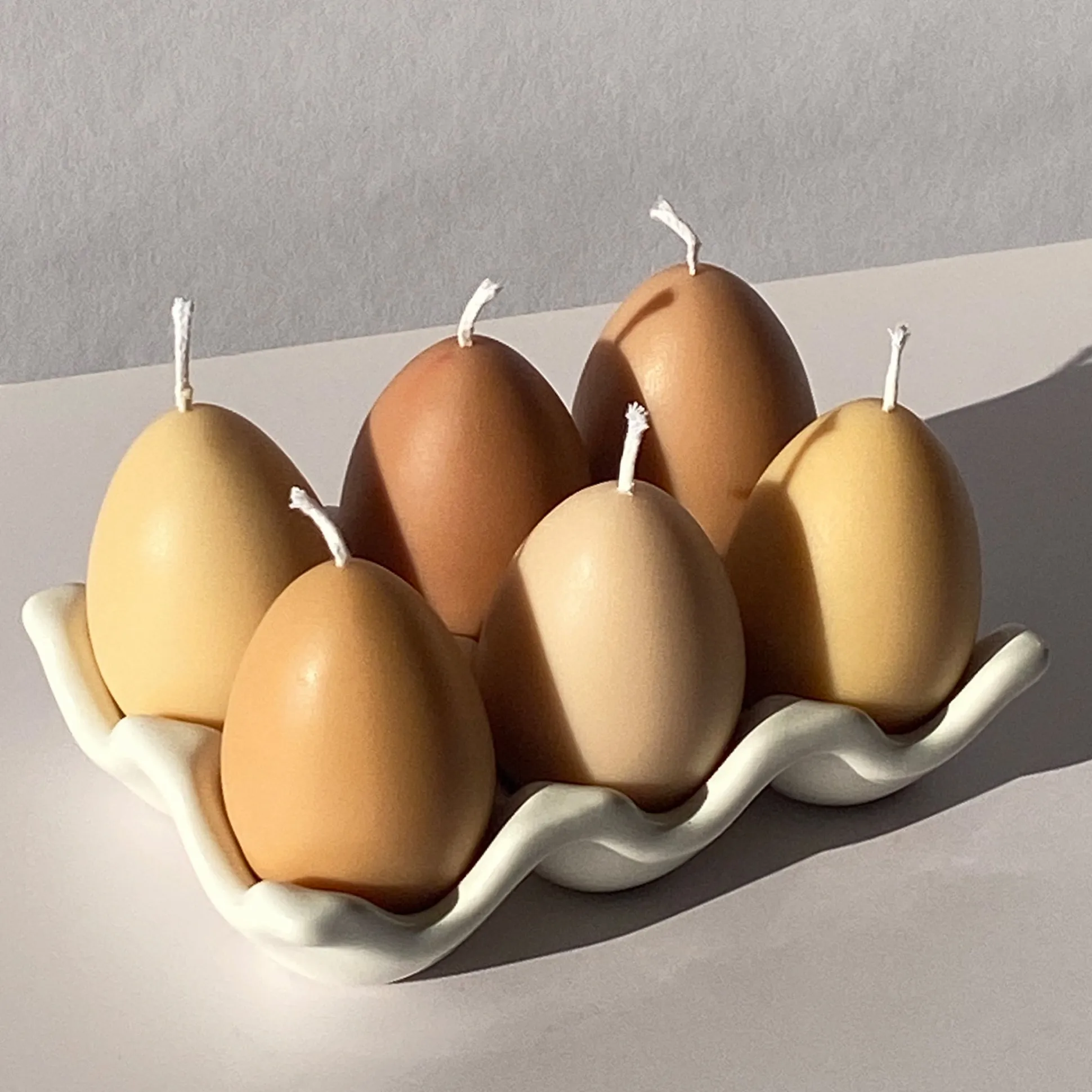 Eggs in a Carton Scented Candles - Set of 6